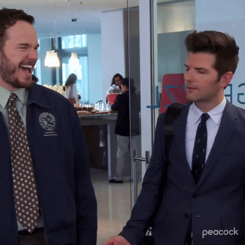 Andy Dwyer With Adam Scott Parks And Recreation GIF