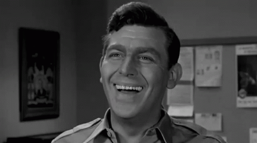 Andy Griffith Laugh In Barney Fife GIF