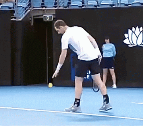 Andy Murray Hitting The Ball GIF