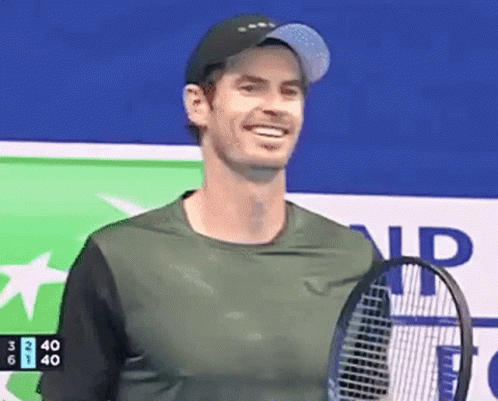 Andy Murray Laughing GIF