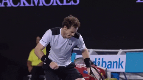 Andy Murray Punching GIF