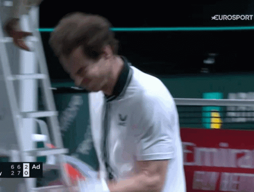 Andy Murray Slapping His Head GIF