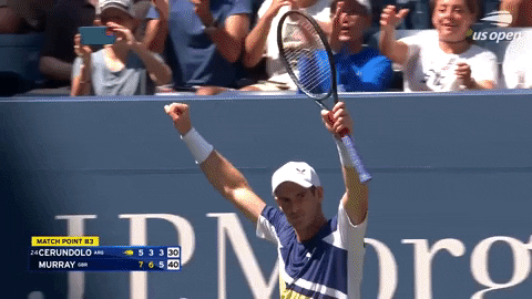 Andy Murray Victory GIF