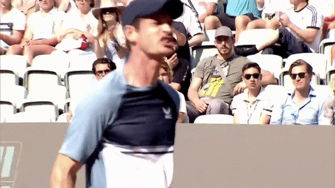 Andy Murray Yelling GIF