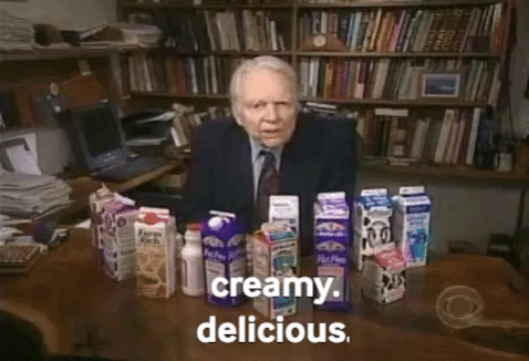 Andy Rooney Glazing Creamy Delicious GIF