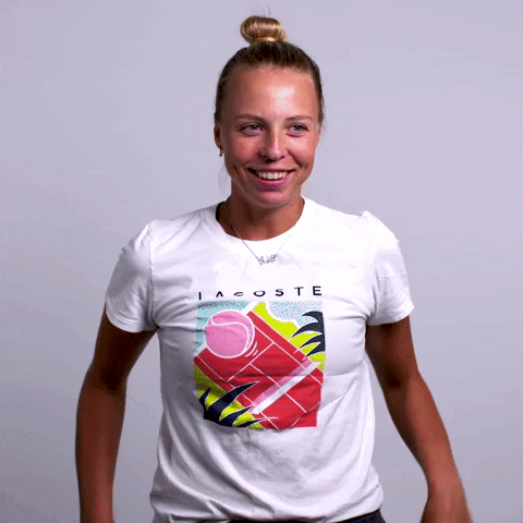 Anett Kontaveit Oy Vey Facepalm GIF