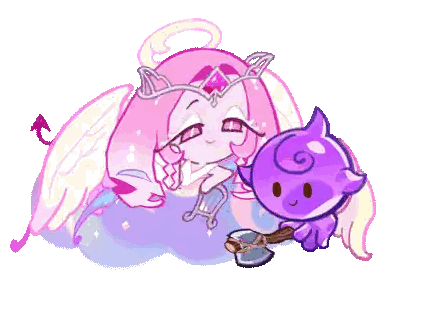 Angel And Purple Demon