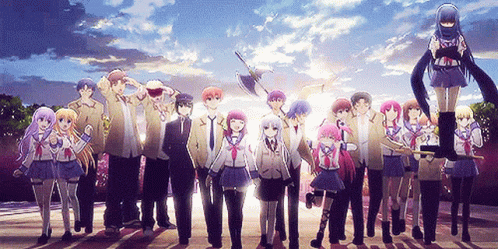Angel Beats Characters GIF