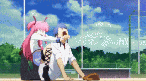 Angel Beats Wrestling GIF