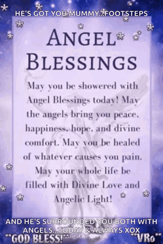 Angel Blessings Sign GIF