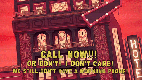Angel Dust Call Not Or Don't Hazbin Hotel GIF