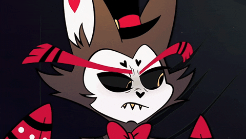 Angel Dust Eye Roll Cat GIF