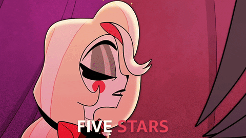 Angel Dust Five Stars GIF