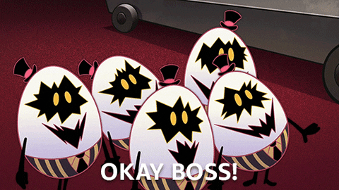 Angel Dust Okay Boss Eggs GIF