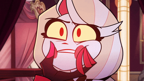 Angel Dust Squeeze Face Smile GIF