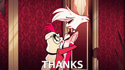 Angel Dust Thanks For Caring About Me GIF