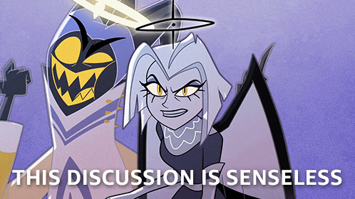 Angel Dust This Discussion Is Nonsense GIF