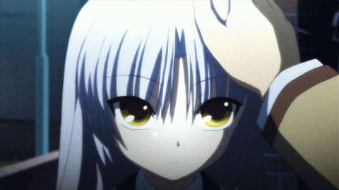 Angel Getting Head Pats Angel Beats GIF