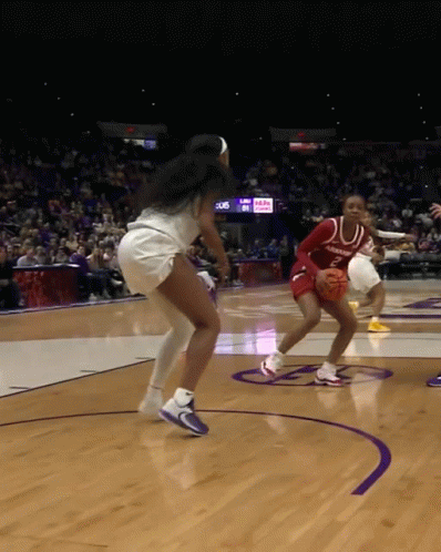 Angel Reese Spank The Ball GIF