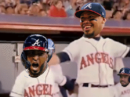 Angel Throwing It Back Eddie Rosario GIF