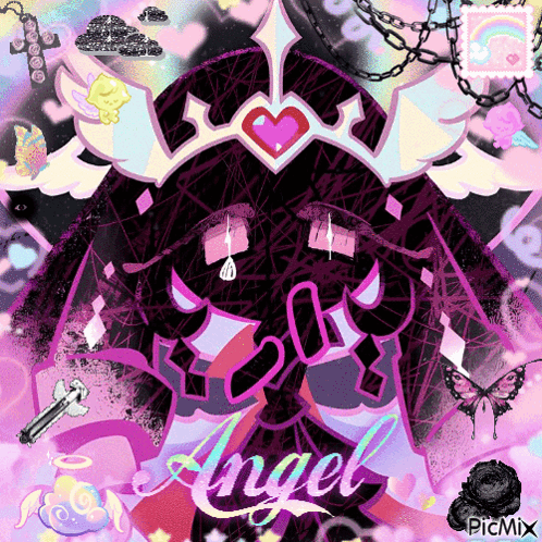 Angel with Crown Saying Angel