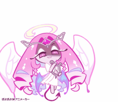 Angel With Devil Tail and Wings