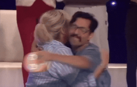 Angela Big Brother Hug GIF
