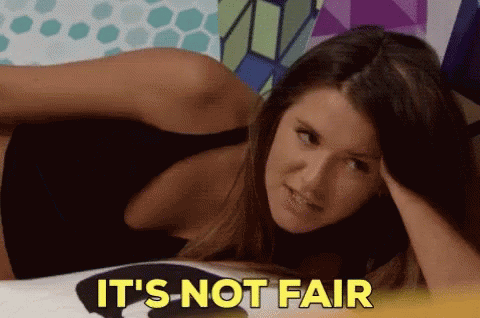 Angela Big Brother Its Not Fair GIF