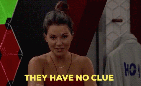 Angela Big Brother No Clue GIF