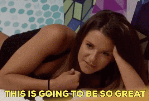 Angela Big Brother Wipes Her Lip GIF