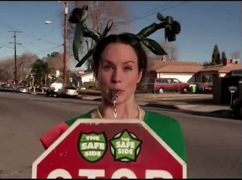 Angela Shelton Feeling Optimistic Crazy Hair GIF