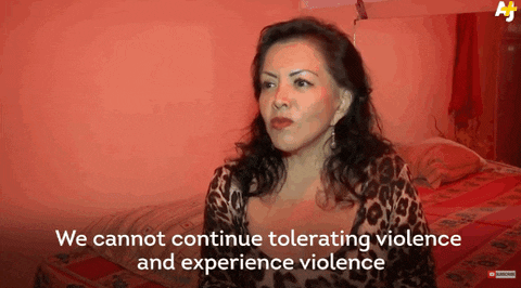 Angela Villon World Feminism. GIF