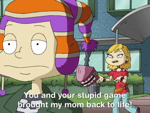 Angelica Pickles Blaming Phil GIF
