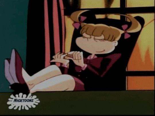 Angelica Pickles Filing Nails GIF