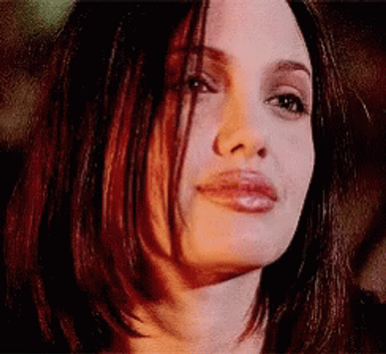 Angelina Jolie Chill Stare GIF