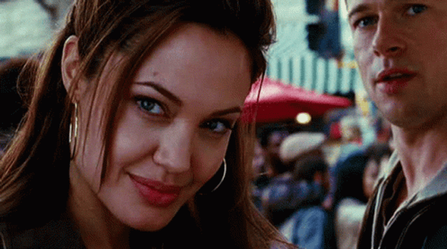 Angelina Jolie Eyebrows Up GIF