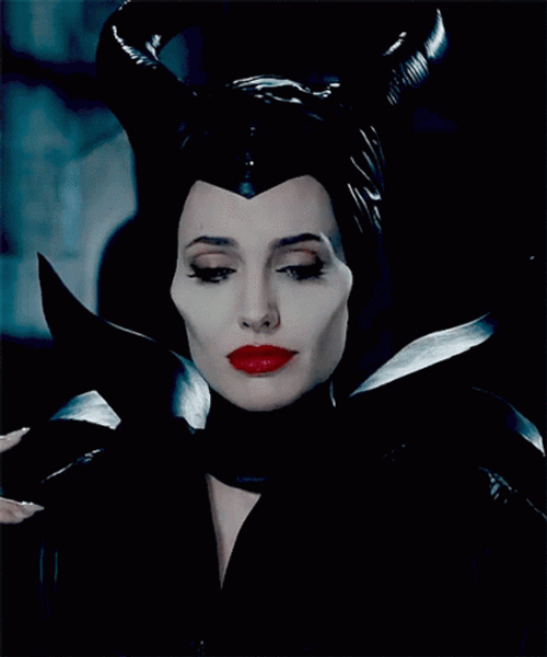 Angelina Jolie Maleficent Smile GIF