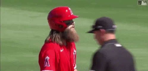 Angels In The Outfield Brandon Marsh Walking GIF