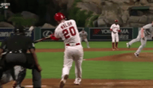 Angels In The Outfield Jared Walsh Home Run GIF