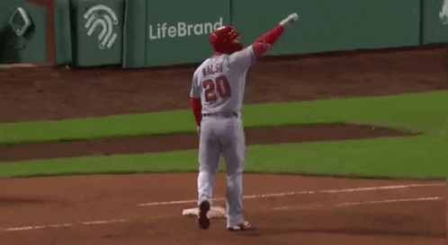 Angels In The Outfield Jared Walsh Signing GIF