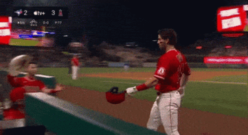 Angels In The Outfield Tyler Wade With Other Player GIF