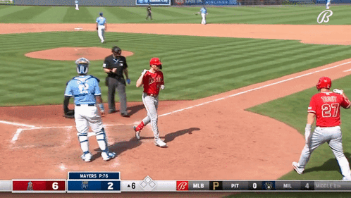 Angels Vs Royals Baseball Game GIF