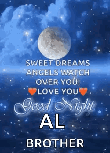 Angels Watch Over You Good Night Al Brother GIF