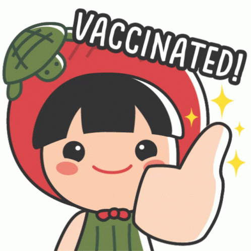Angkukueh Girl Thumbs Up Vaccinated GIF
