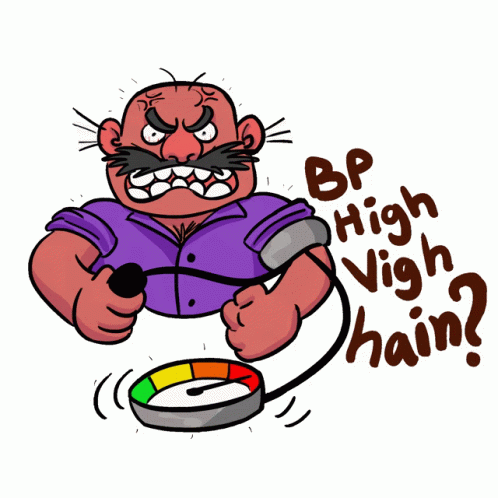 Angry Animation High Blood Pressure GIF