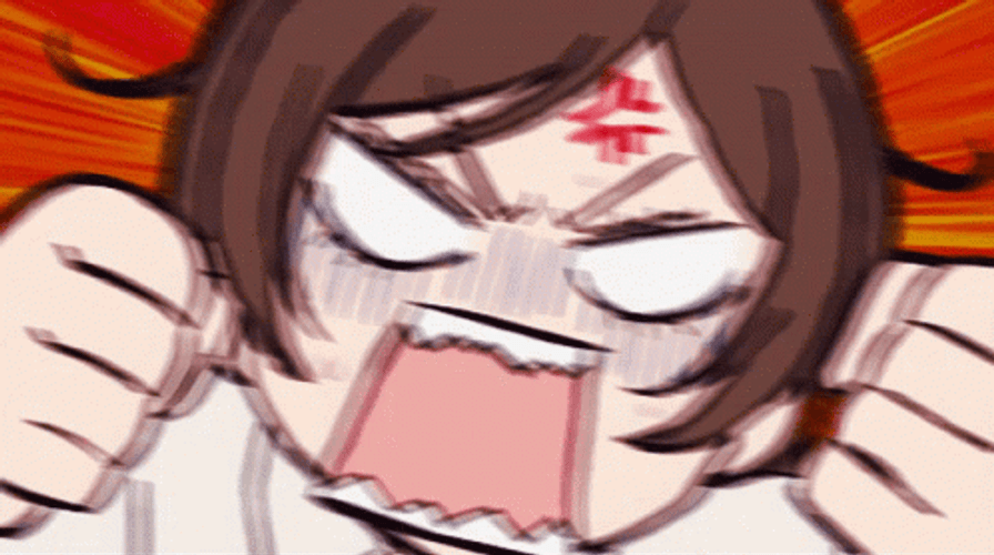 Angry Anime Nanami Momozono GIF