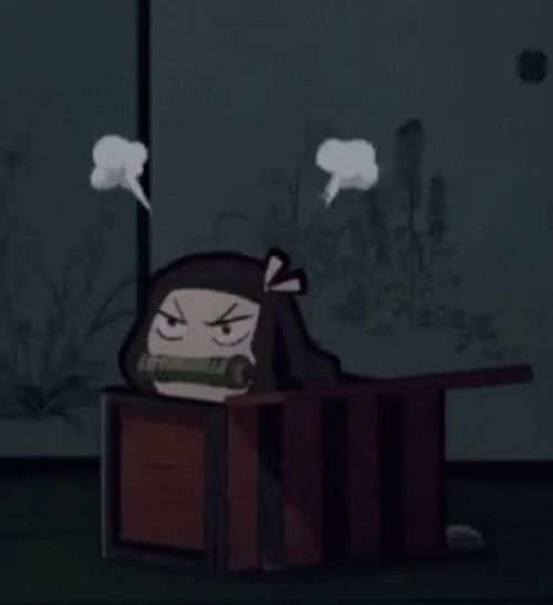 Angry Anime Nezuko Kamado GIF