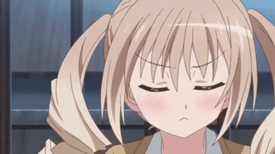 Angry Anime Sakura Toriumi GIF