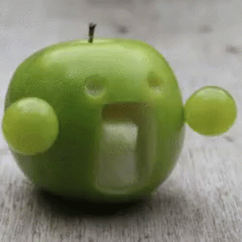 Angry Apple Stance GIF