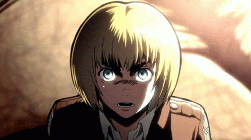 Angry Armin Arlert Looking Back GIF